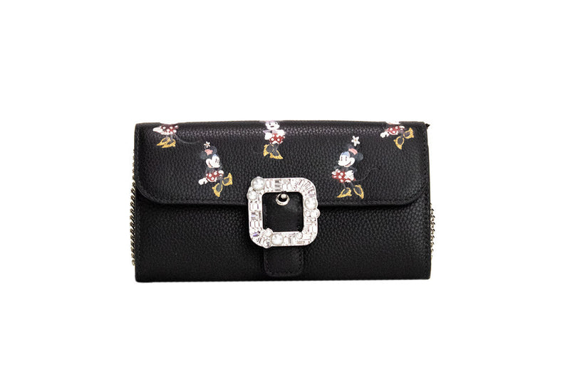 Kate Spade X Disney Black Minnie Mouse Wallet Crossbody